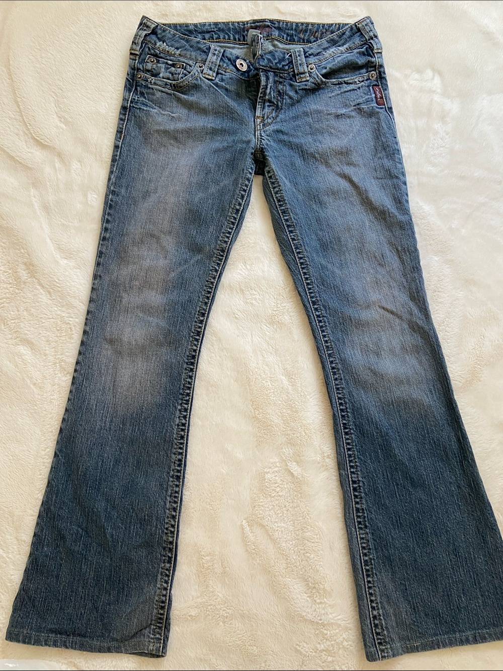 Vintage Low-rise Bootcut Jeans Sliver brand